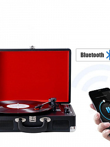 Орбита OT-SPB01 проигрыватель пластинок с Bluetooth (6Вт)